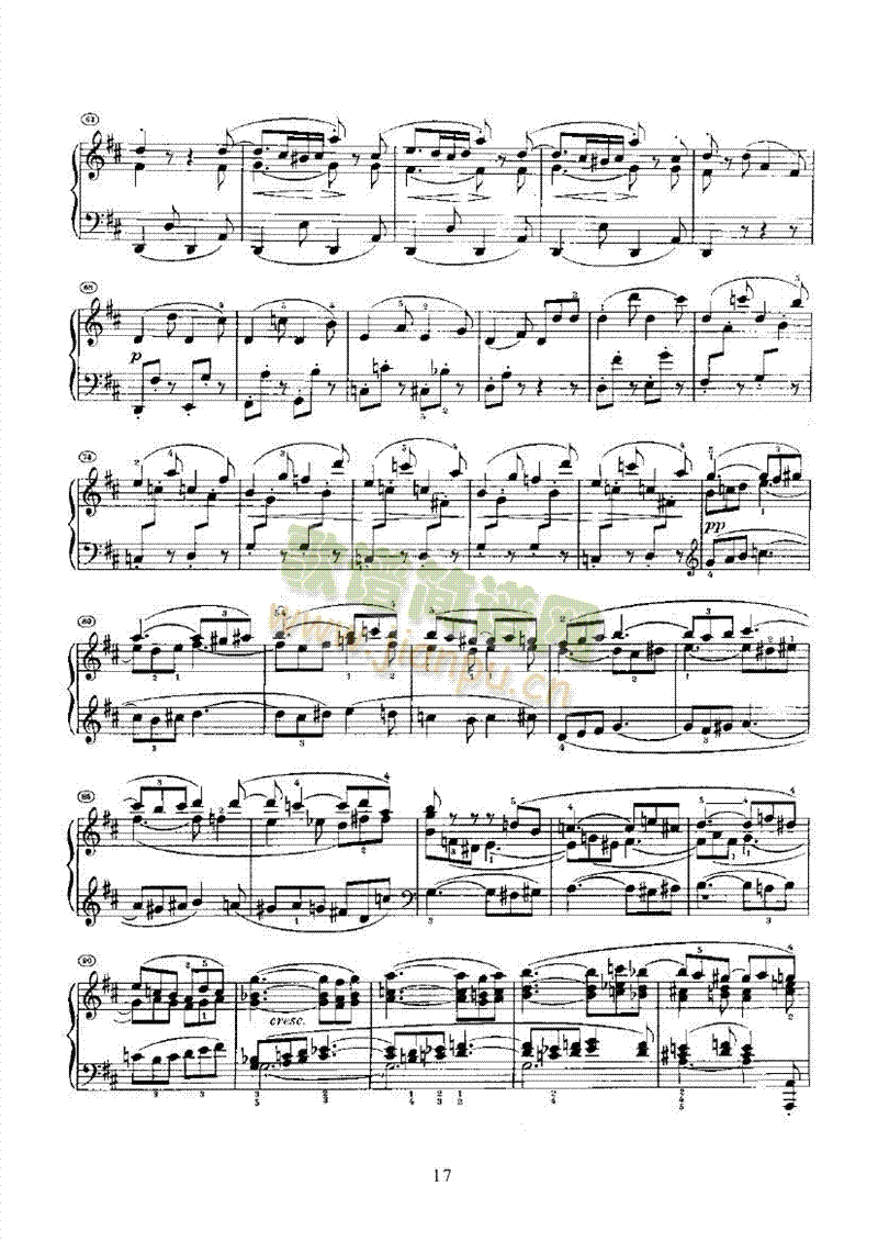 奏鸣曲(Opus28) 键盘类 钢琴17