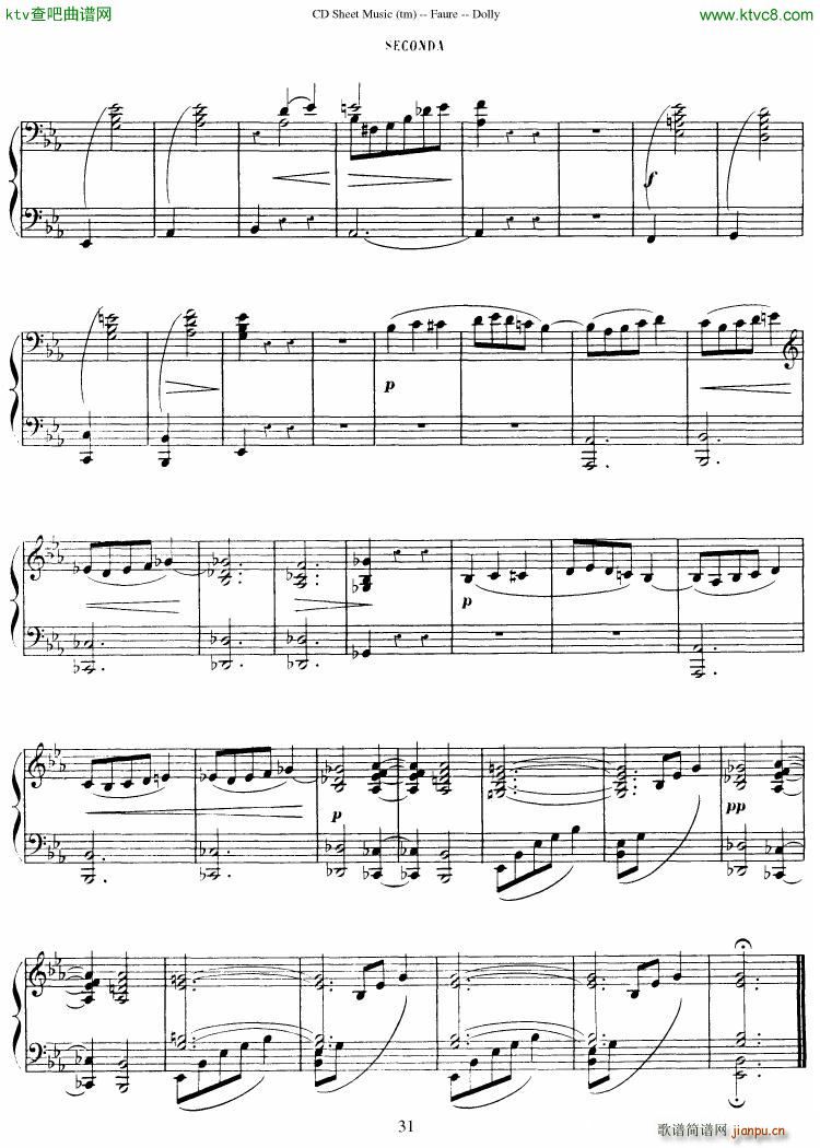 Fauré op 56 Dolly Suite32