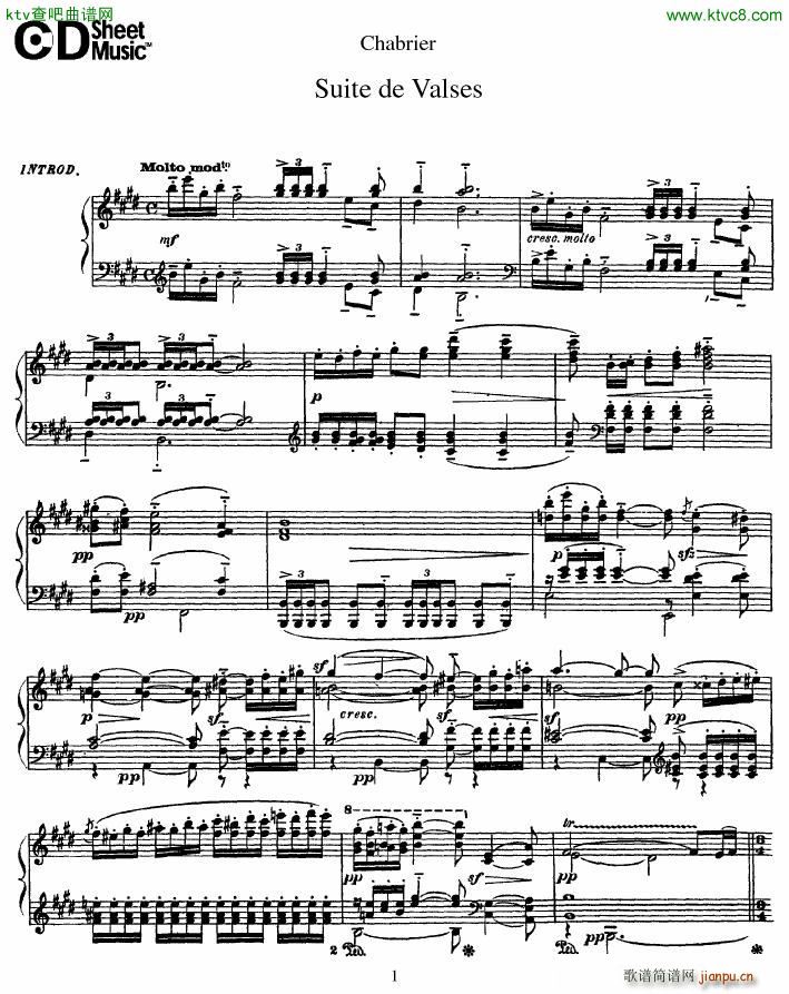 Chabrier Suite de Valses1