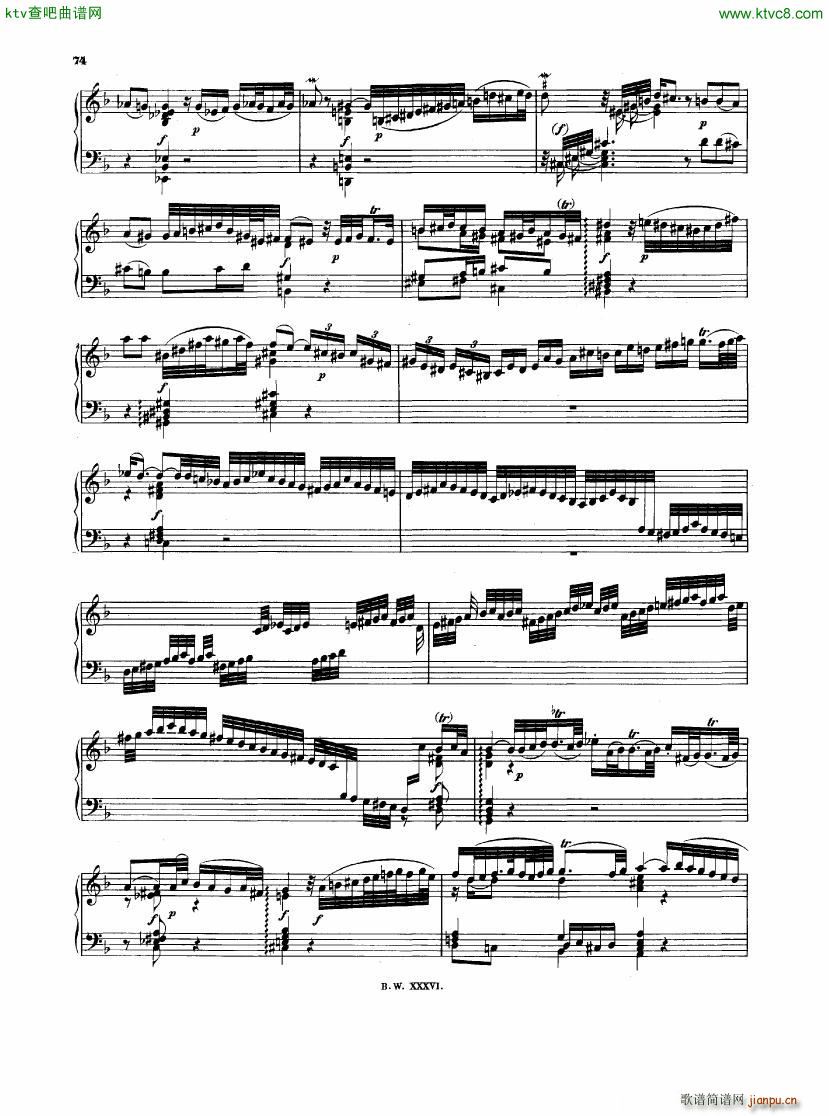 Bach JS BWV 903 Chromatische Fantasie Fuge4