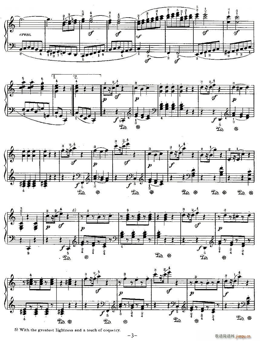 贝多芬钢琴小品（Bagatelles）Op 33 之二3