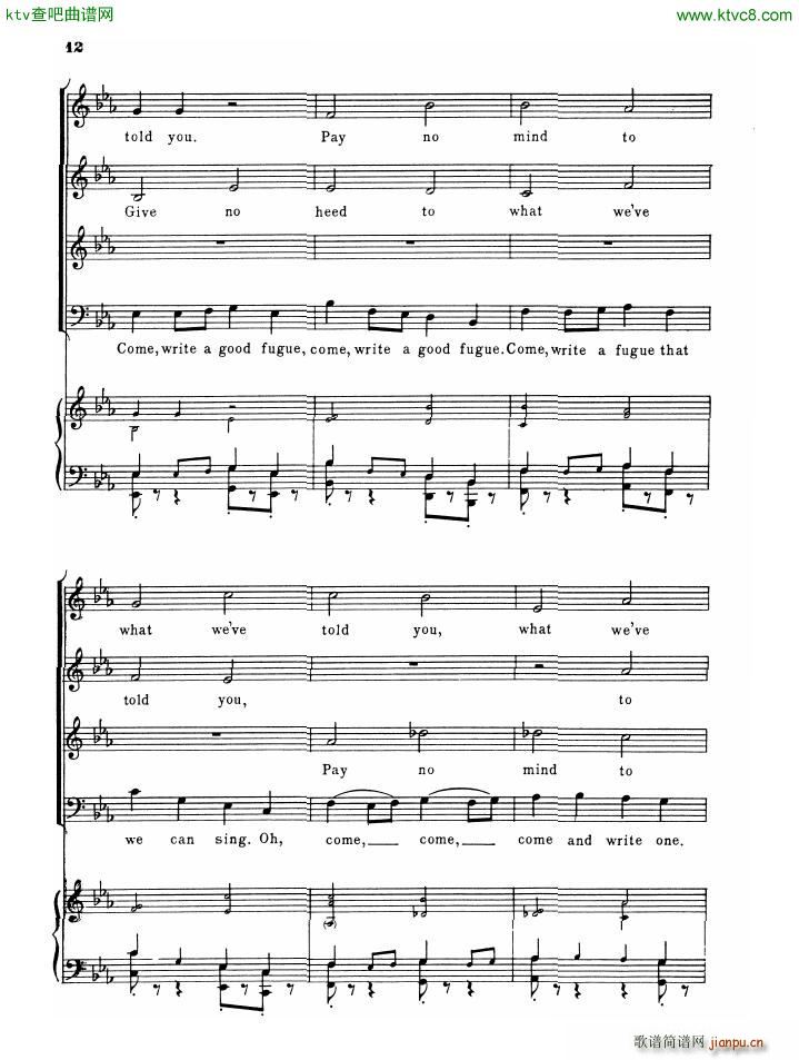 Gould Glenn So you want to write a fugue10