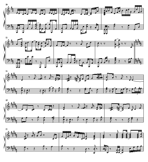 鸟之诗 - ＜完美版＞-钢琴谱(钢琴曲)-动漫影视7