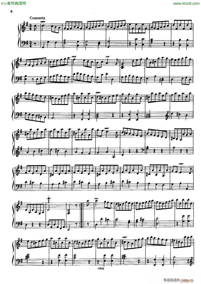 H ndel 1 Suiten for Piano Book 24