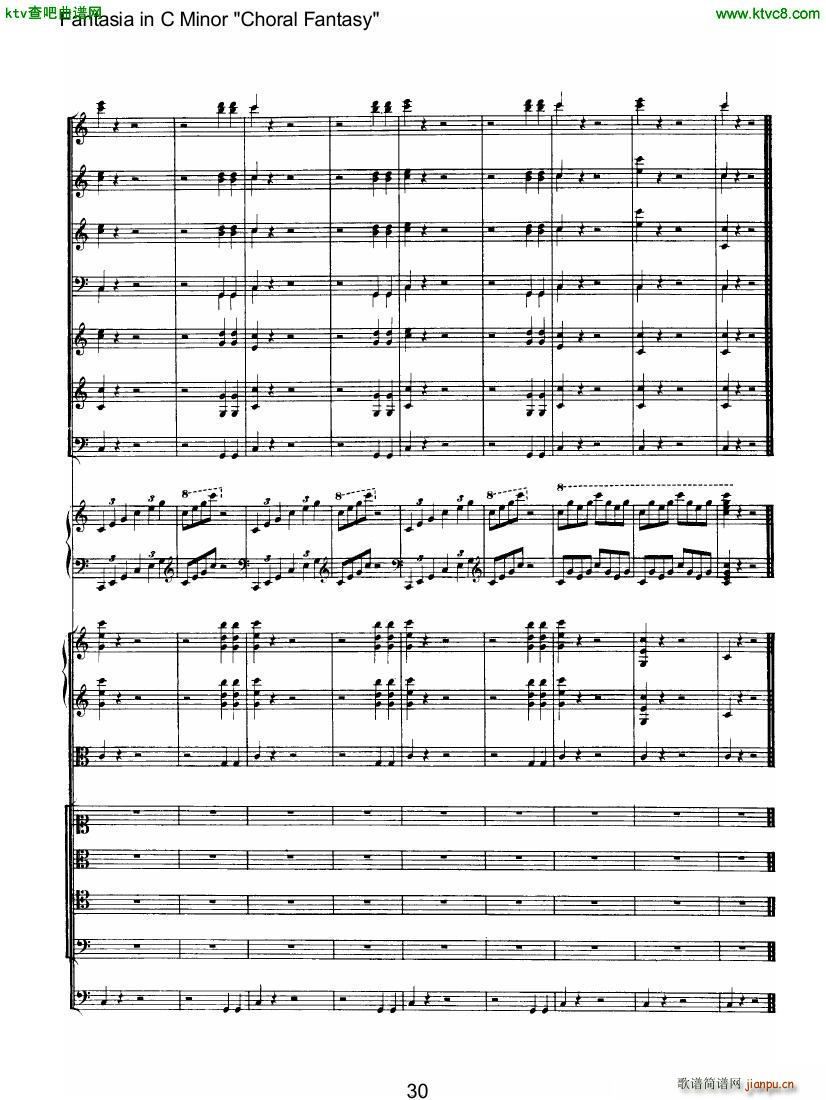 Beethoven op 80 Choral Fantasy 二15