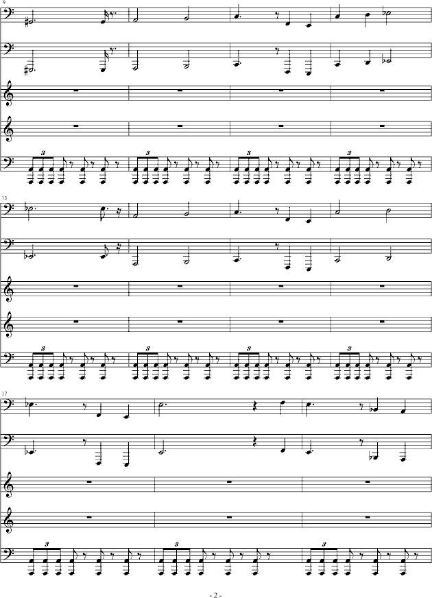 恐怖组曲之吸血鬼--德古拉-钢琴谱(钢琴曲)-ss669933002