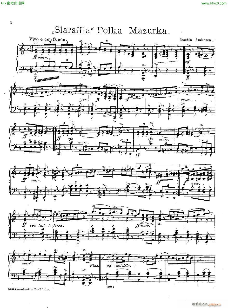 Andersen Slaraffia Polka Mazurka2