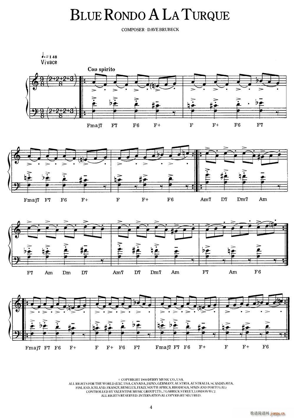 Blue Rondo A La Turque（蓝色回旋曲）_Richard Clayderman 理查德 克莱德曼1