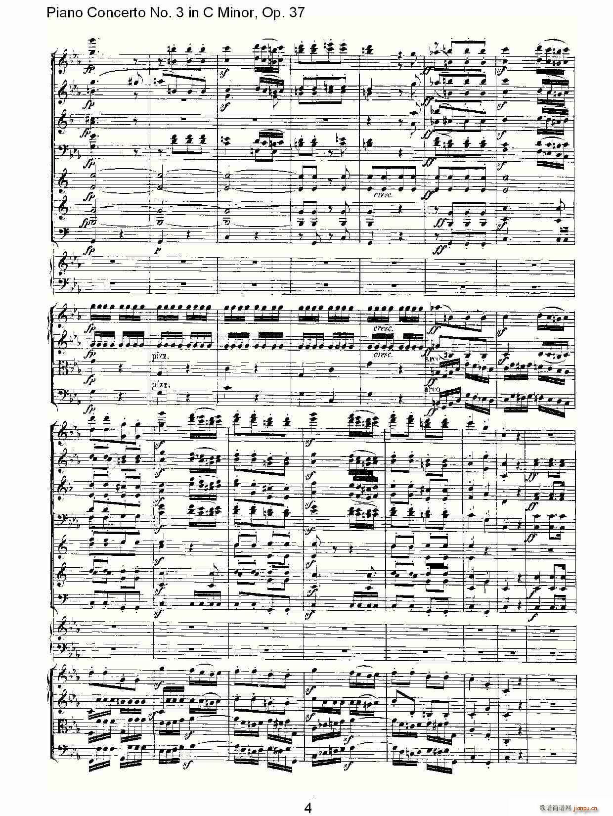C小调钢琴第三协奏曲 Op.37  第三乐章4