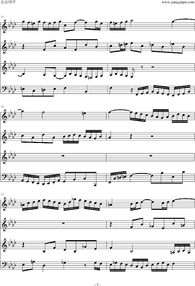平均律第1卷第17首赋格_巴哈-Bach Johann Sebastian3