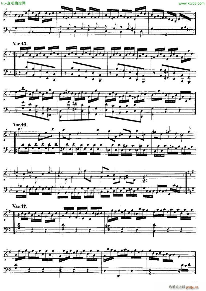 Handel Chaconne in G major G2295