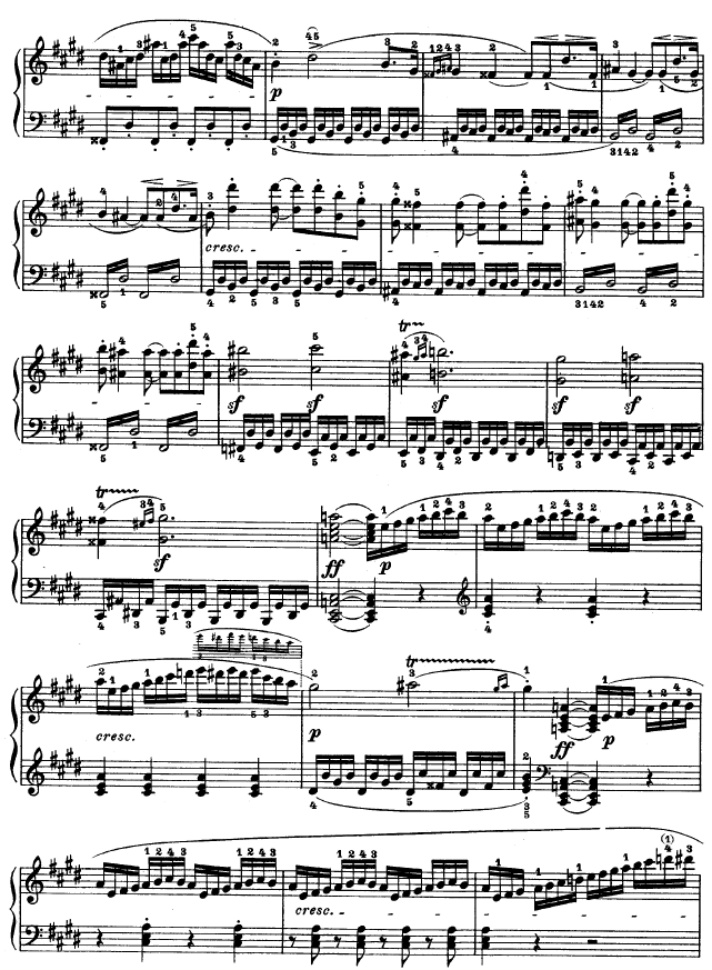 第十四钢琴奏鸣曲-《月光曲》-（Op.27 No.2）-钢琴谱(钢琴曲)-贝多芬-beethoven6
