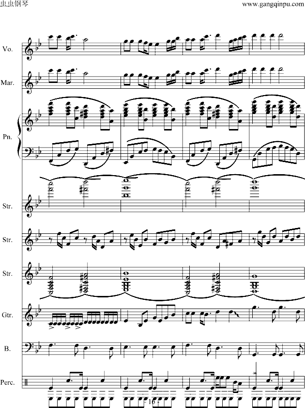 十年轮回-钢琴谱(钢琴曲)-�n.�S_◇�L16