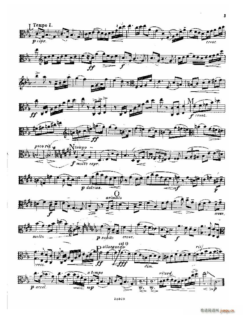 Bowen viola sonata No 1 Va part3