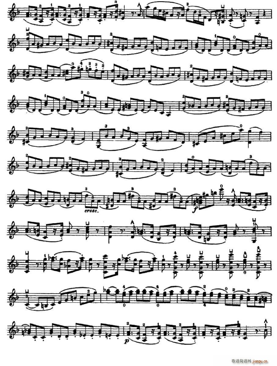 让 德尔菲 阿拉尔-12首小提琴�S想练习曲之232