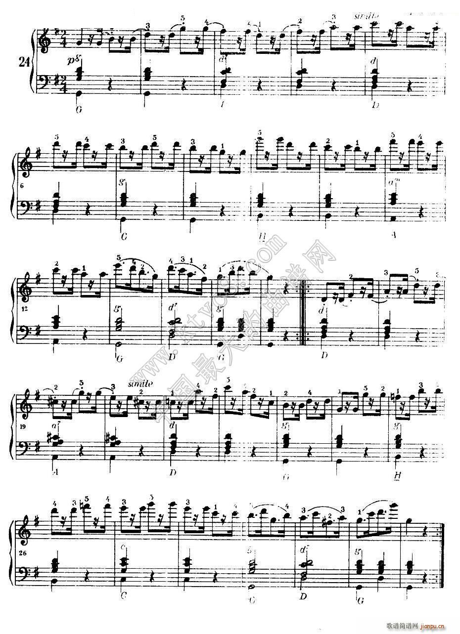 《车尔尼手风琴练习曲集》（第Ⅰ册）（22―36）3