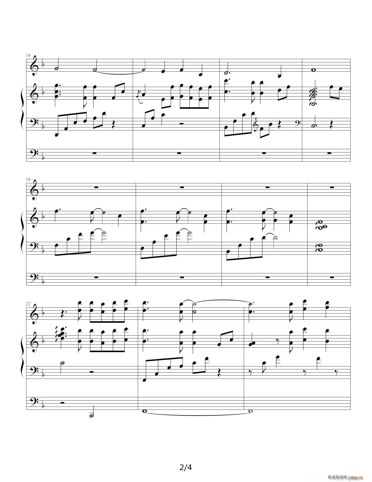 Nanas Theme（韩剧城市猎人 总谱） F调2