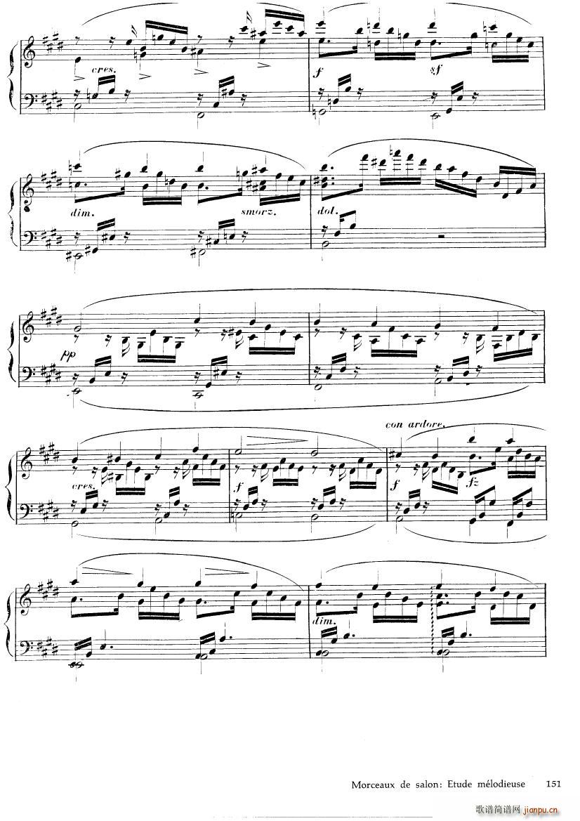 Czerny Etude mélodieuse op 795 No 33