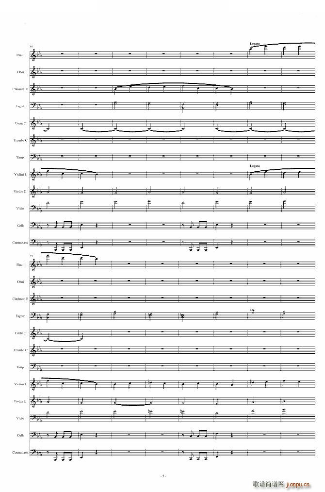 命运交响曲（潦草）_贝多芬 beethoven5