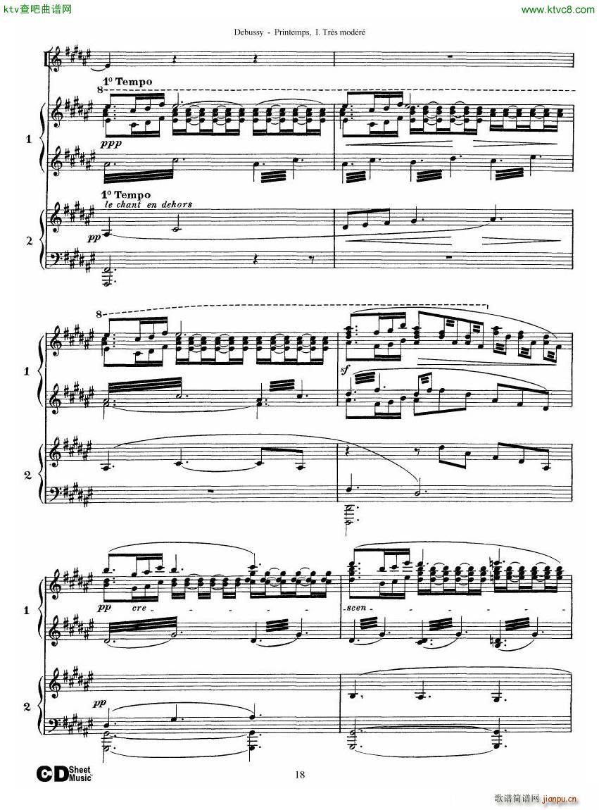 Debussy Printemps I18