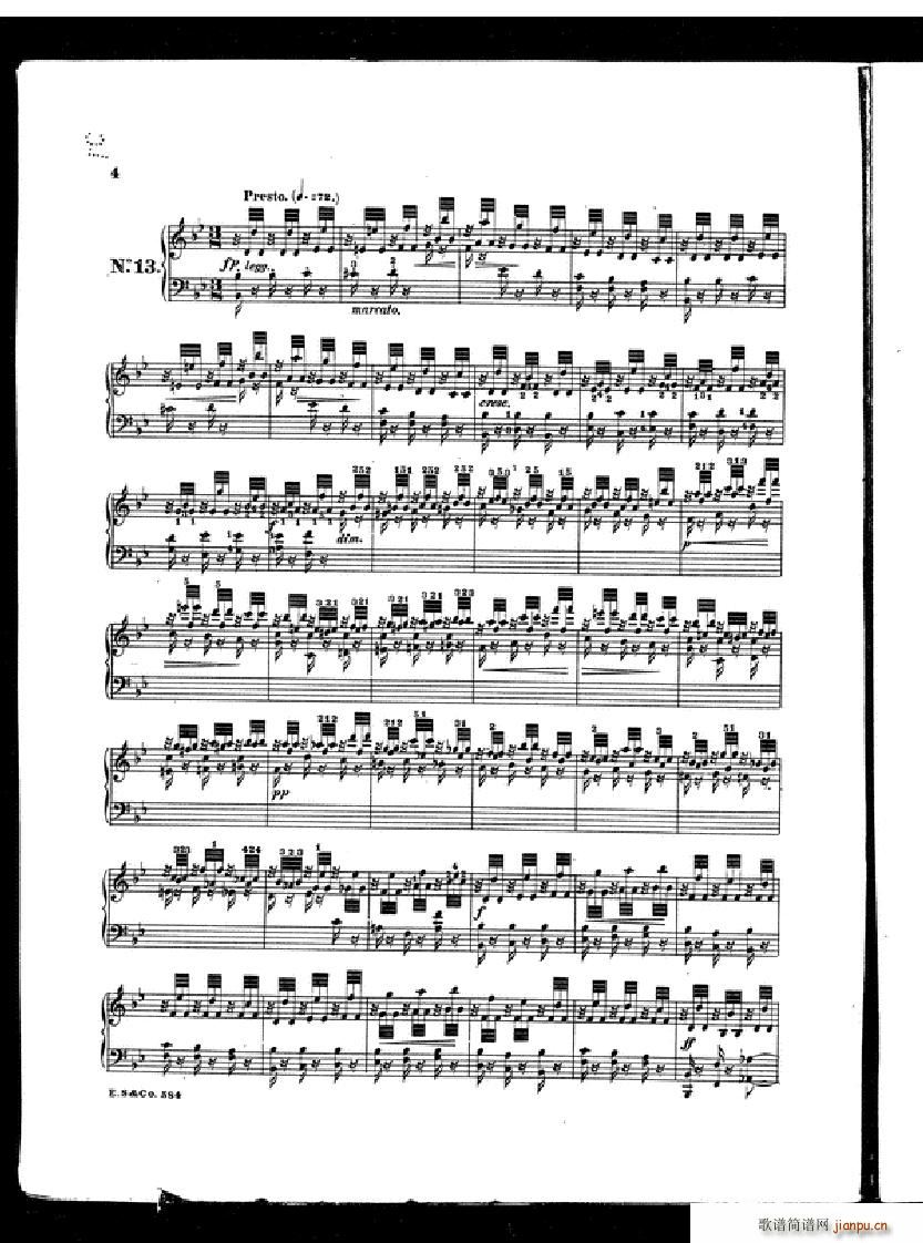 Czerny School of Velocity book 2 Op 2993