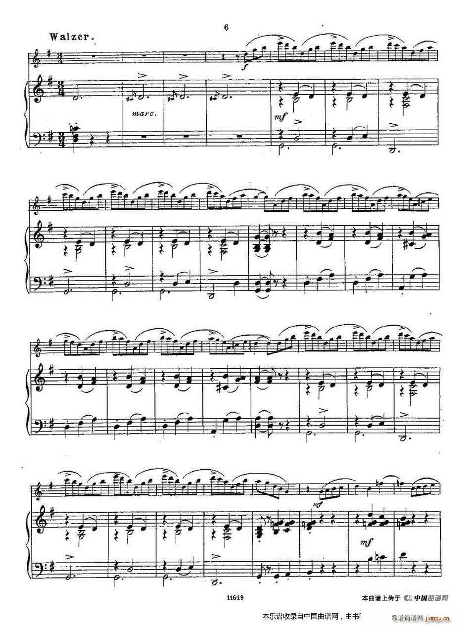 Opern-Transcriptionen Op 45-7（长笛 钢琴伴奏） 长笛谱5