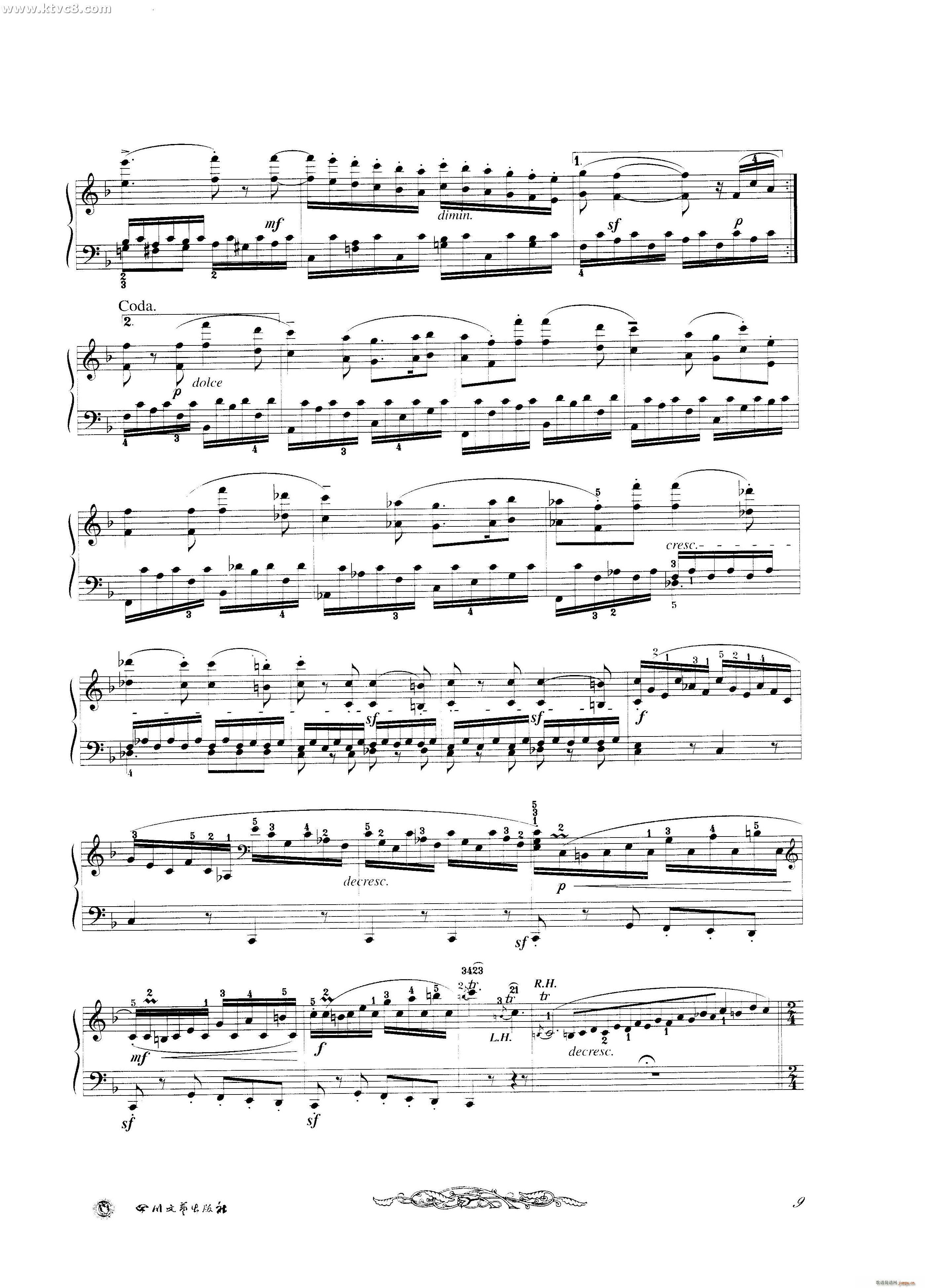 贝多芬钢琴变奏曲集一9