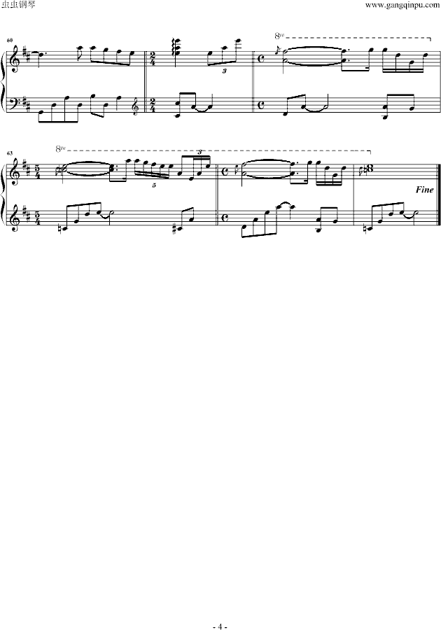 时间会遗忘-钢琴谱(钢琴曲)-Yiruma4