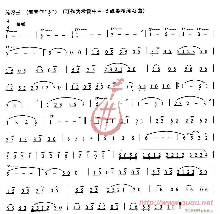 波音与颤音练习3