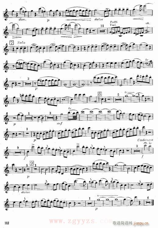 Morzat C Major Concerto-长笛9