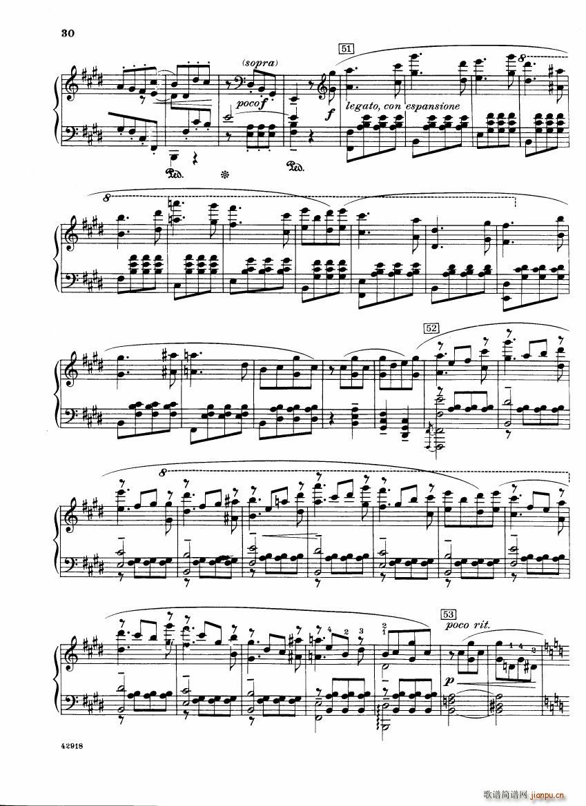 Barber op 28 Souvenirs piano solo30