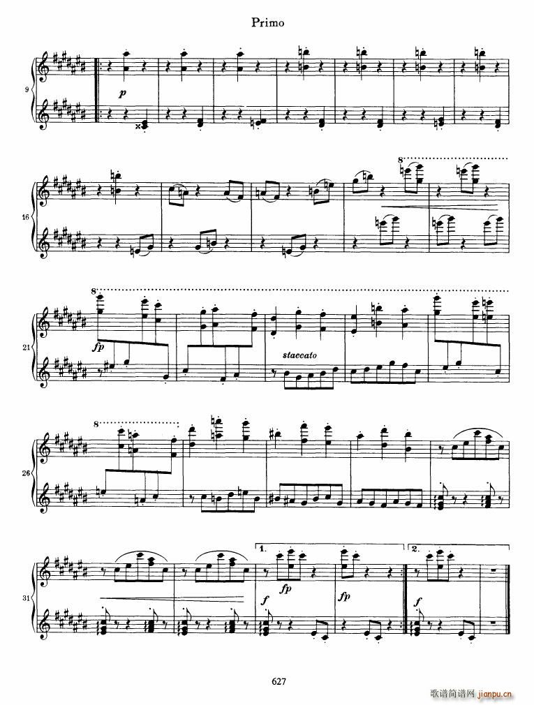 Brahms op 39 Waltzes9