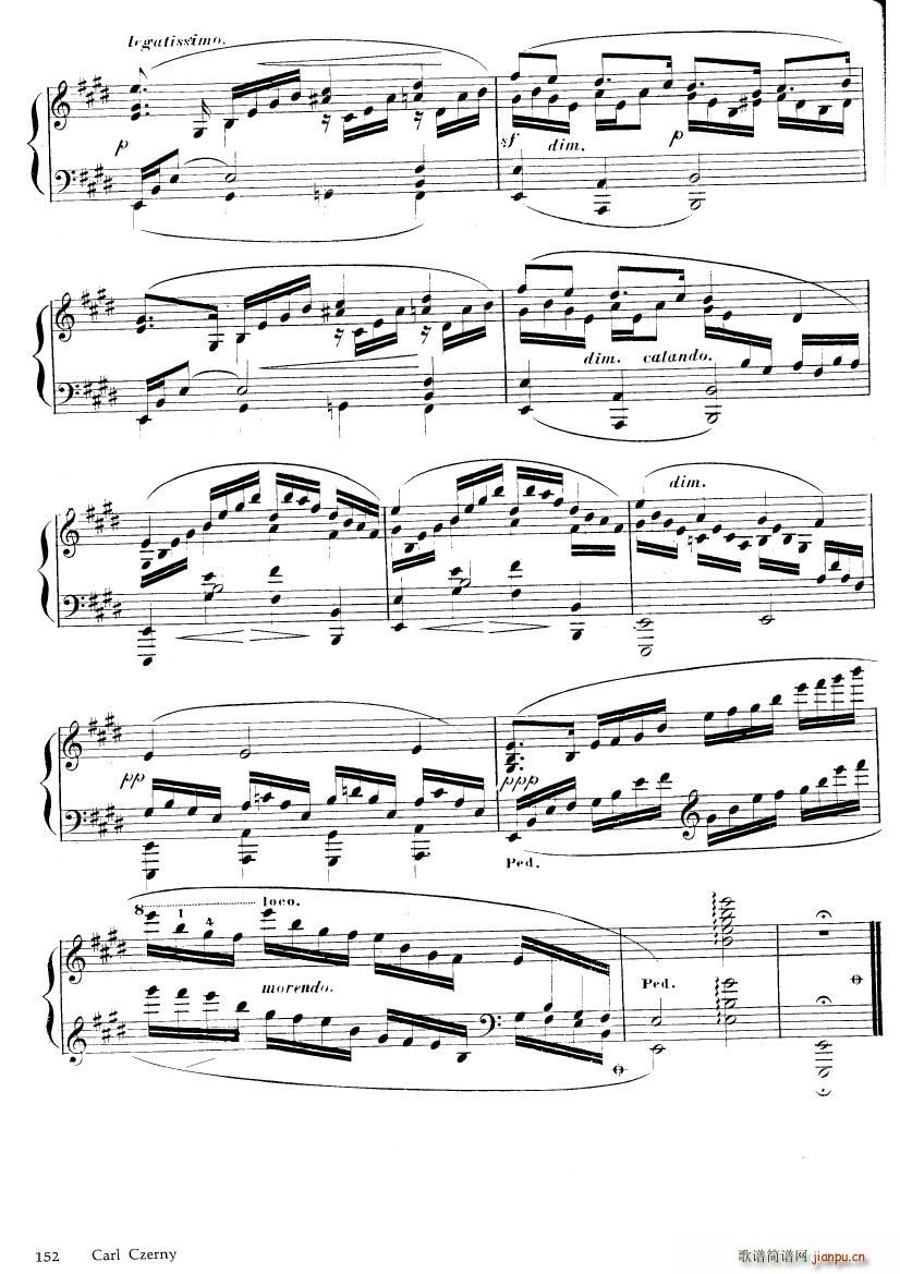 Czerny Etude mélodieuse op 795 No 34