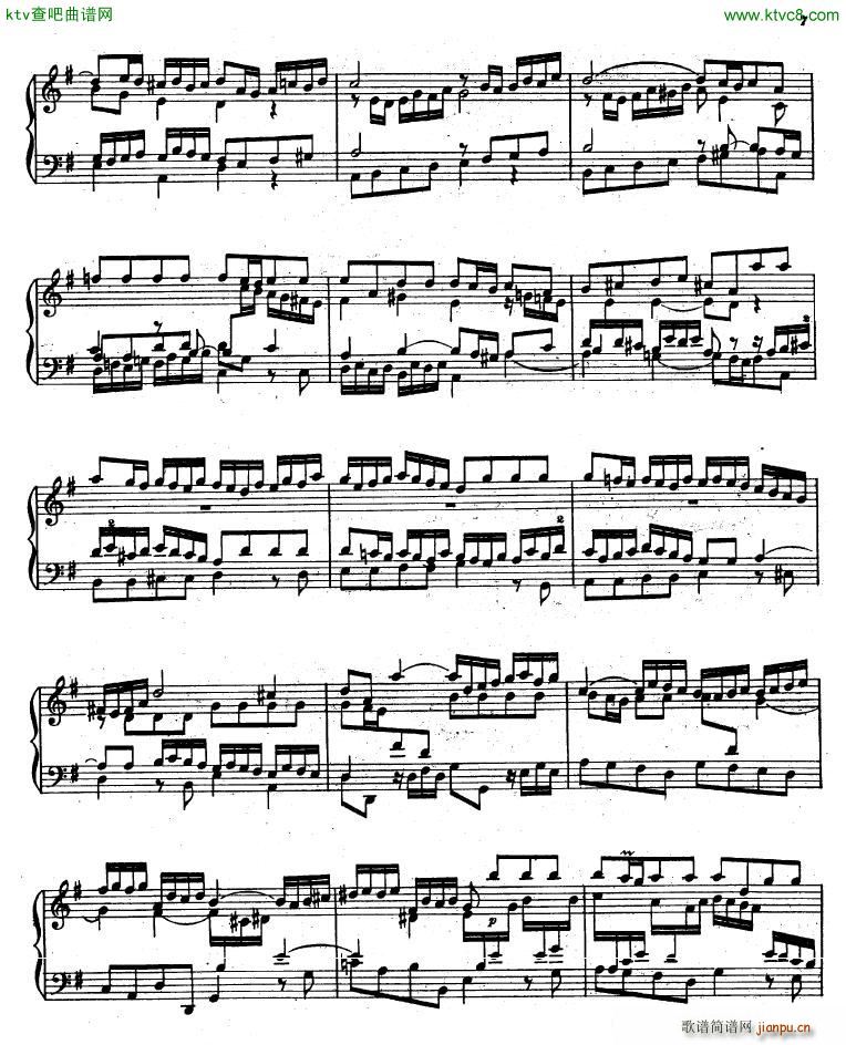 Bach D Albert Prelude and fugue in g major7