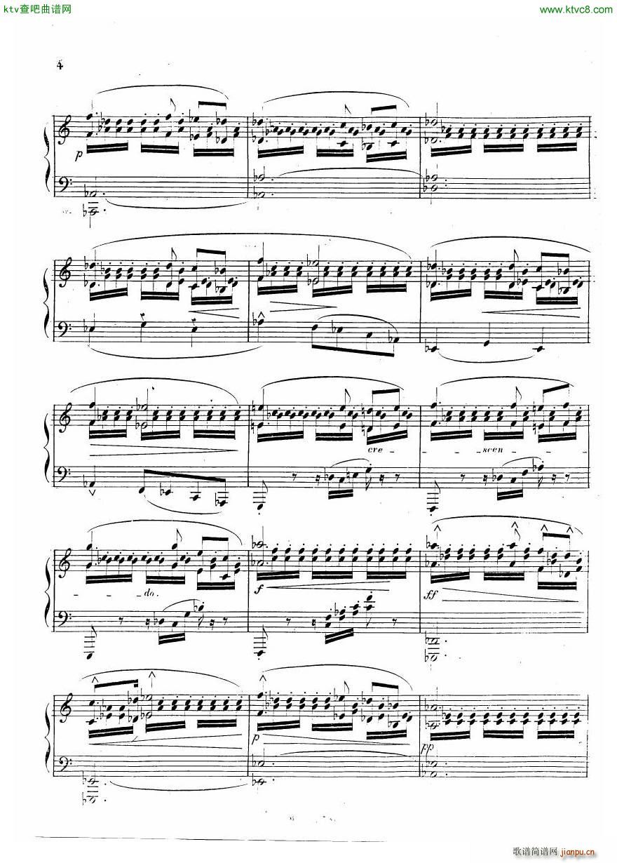 Dreyschock etude Le Tremolo4