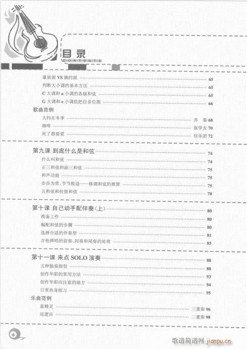 吉他自学20课 目录-20页3