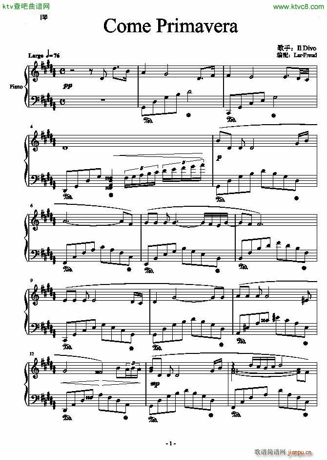 Come Primavera_IL DIVO1