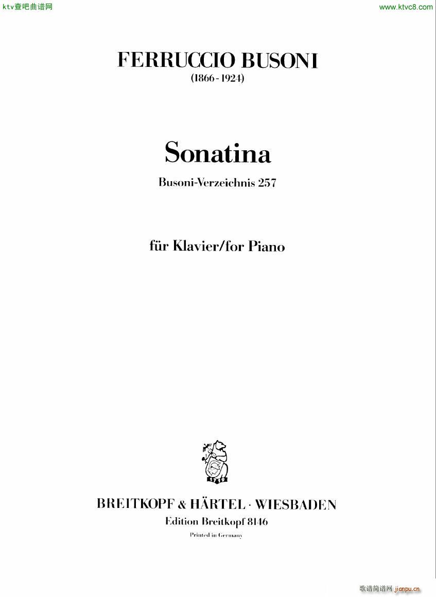 Busoni Sonatina a Moll1