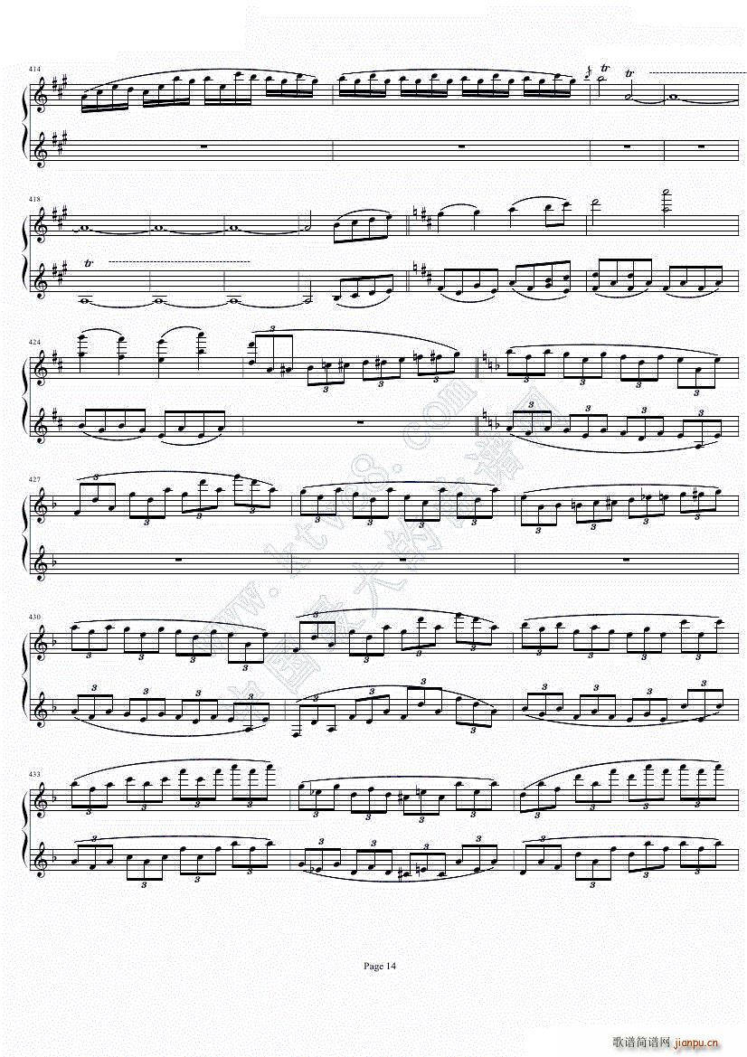 钢琴协奏曲Op61第一乐章_贝多芬 beethoven15
