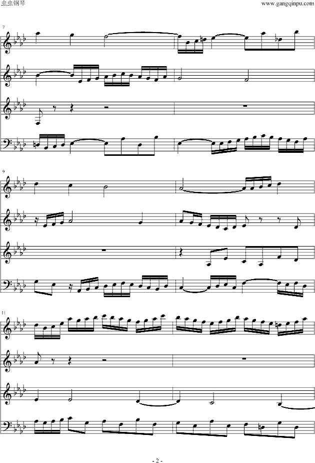 平均律第1卷第17首赋格_巴哈-Bach Johann Sebastian2