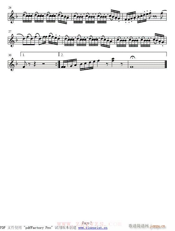 那波里舞曲-小号2