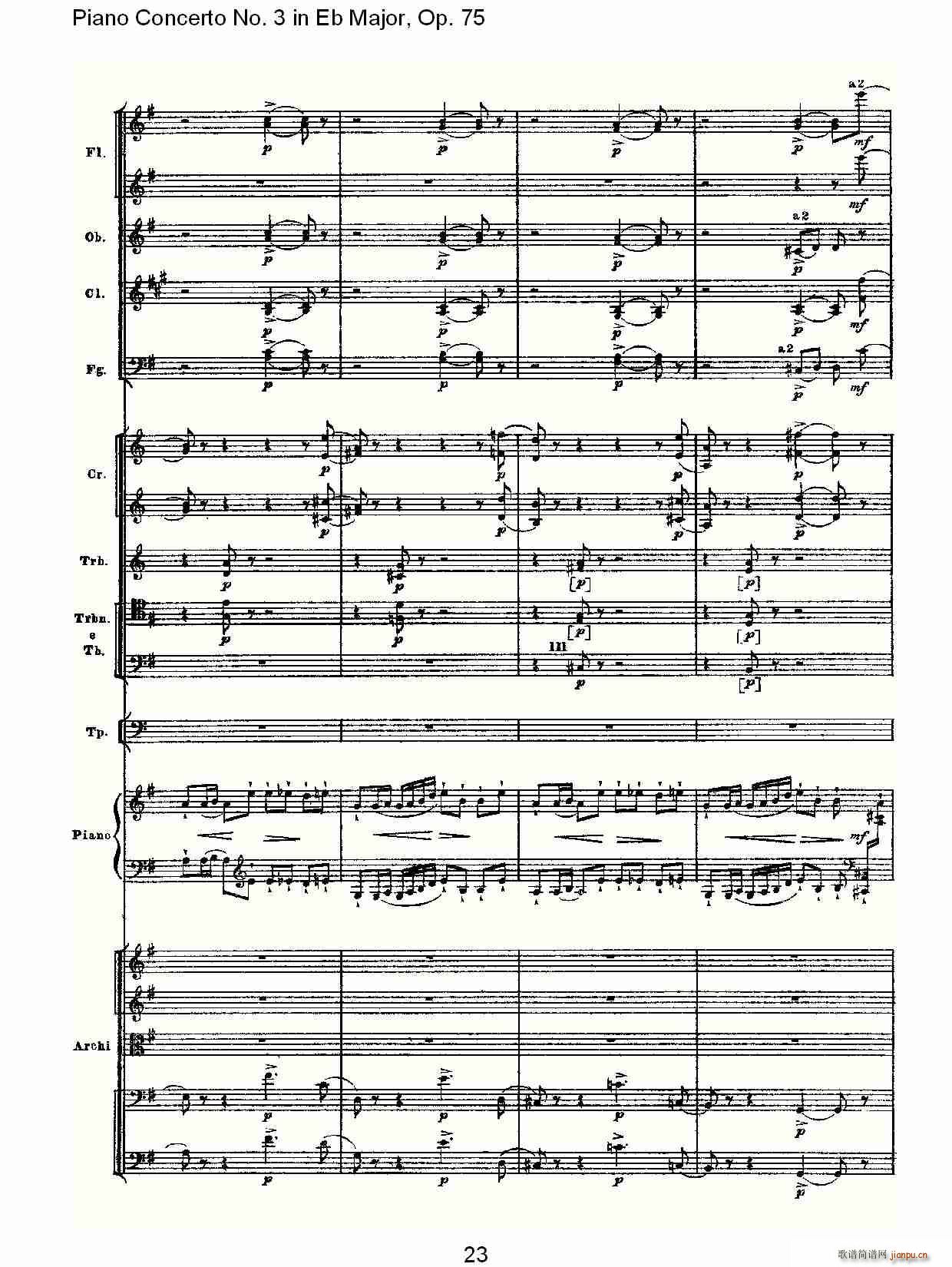 Piano Concerto No.3 in Eb Major,Op.75（Eb大调第三钢琴协奏曲）_彼得・伊利奇・柴可夫斯基23