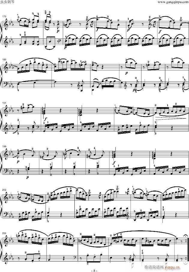 莫扎特第四钢琴奏鸣曲(K.282)_莫扎特8