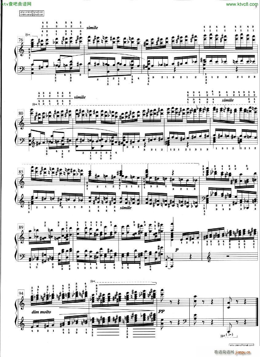 Cimirro op1 etude III 15