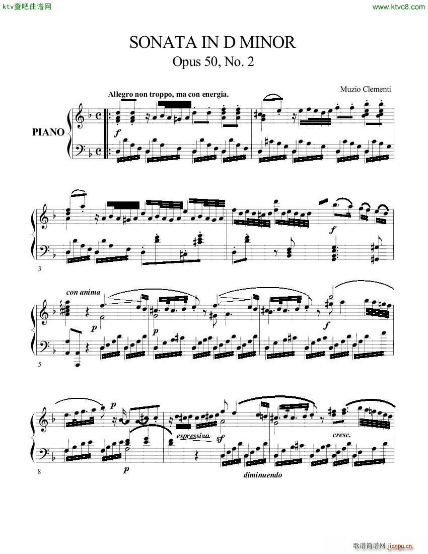 clementi sonata op50 21