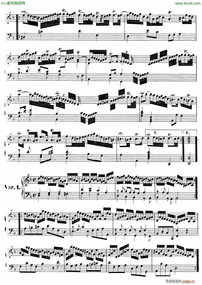 Handel Suite in D minor G112 1177