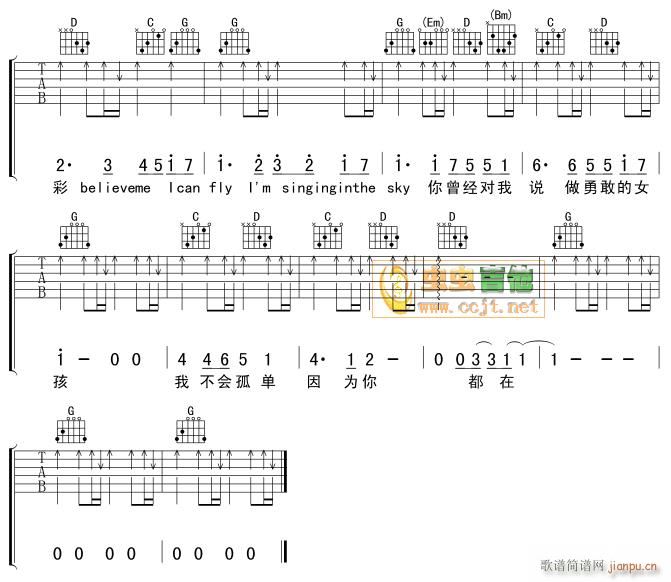 挥着翅膀的女孩 ( G调原版)_容祖儿3
