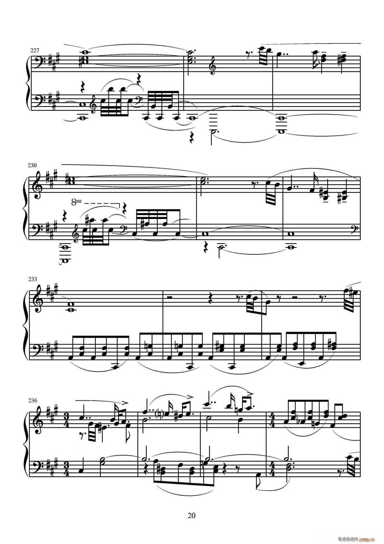 第六钢琴奏鸣曲（单乐章）20