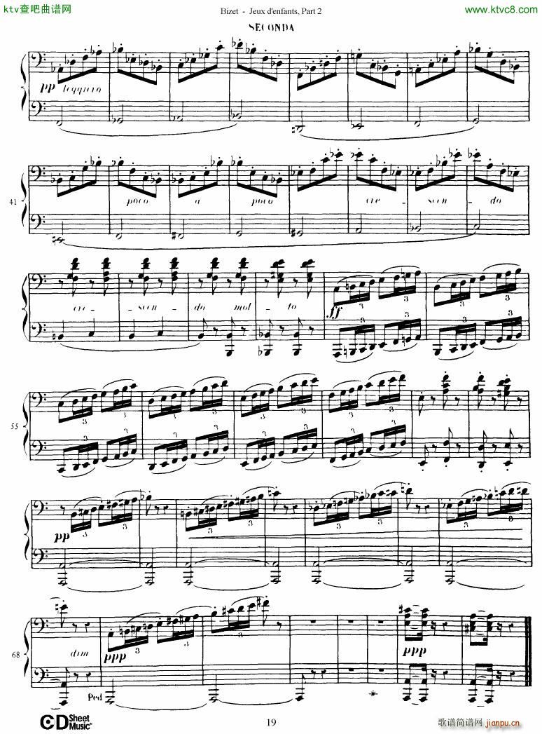 Bizet Jeaux d Enfants Part II20