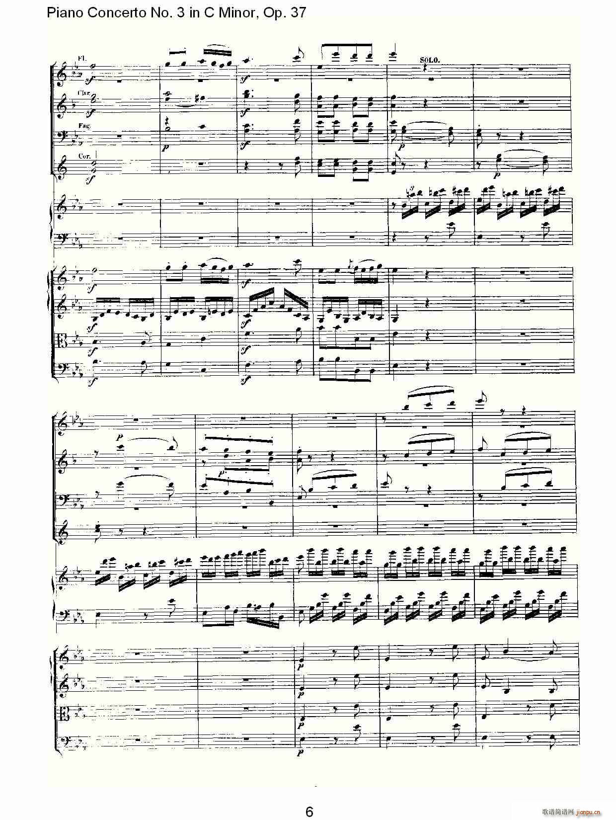 C小调钢琴第三协奏曲 Op.37  第三乐章6